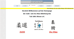 Desktop Screenshot of judo-rhens.de